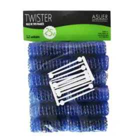 Asuer Twister Rulo de Tipo Francés 25mm 12ud